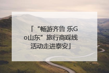 “畅游齐鲁 乐Go山东”旅行商踩线活动走进泰安