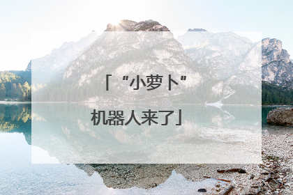 “小萝卜”机器人来了