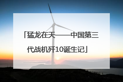 猛龙在天——中国第三代战机歼10诞生记