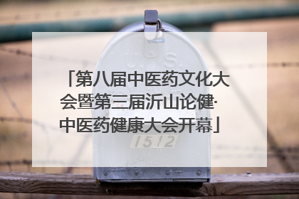 第八届中医药文化大会暨第三届沂山论健·中医药健康大会开幕
