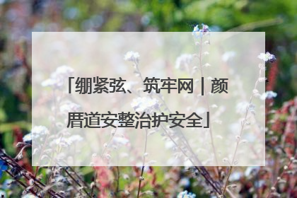 绷紧弦、筑牢网｜颜厝道安整治护安全