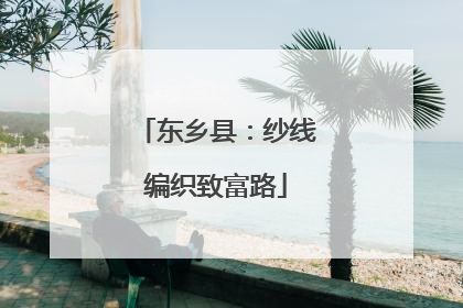 东乡县：纱线编织致富路