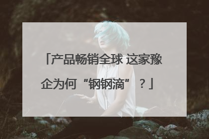 产品畅销全球 这家豫企为何“钢钢滴”？