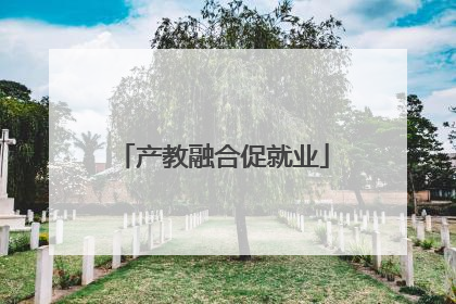 产教融合促就业