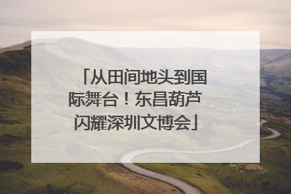 从田间地头到国际舞台！东昌葫芦闪耀深圳文博会