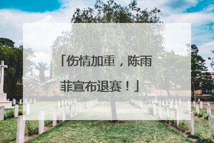 伤情加重，陈雨菲宣布退赛！