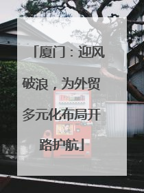 厦门：迎风破浪，为外贸多元化布局开路护航