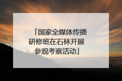 国家全媒体传播研修班在石林开展参观考察活动
