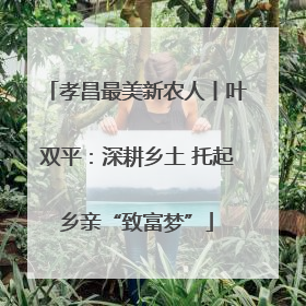 孝昌最美新农人丨叶双平：深耕乡土 托起乡亲“致富梦”