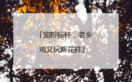 宠粉标杆，老乡鸡又玩新花样