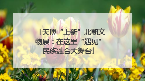 天博“上新”北朝文物展：在这里“遇见”民族融合大舞台