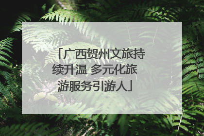 广西贺州文旅持续升温 多元化旅游服务引游人