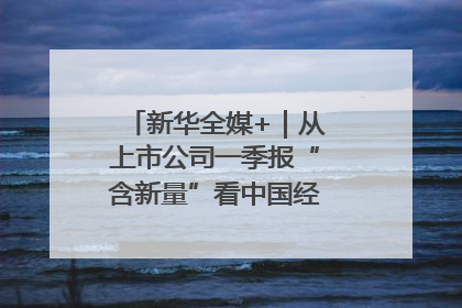 新华全媒+｜从上市公司一季报“含新量”看中国经济发展向“新”