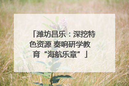 潍坊昌乐：深挖特色资源 奏响研学教育“海航乐章”