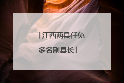 江西两县任免多名副县长