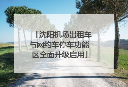 沈阳机场出租车与网约车停车功能区全面升级启用