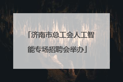 济南市总工会人工智能专场招聘会举办