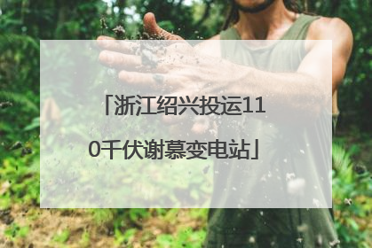 浙江绍兴投运110千伏谢慕变电站