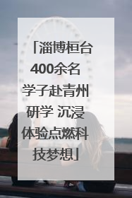 淄博桓台400余名学子赴青州研学 沉浸体验点燃科技梦想