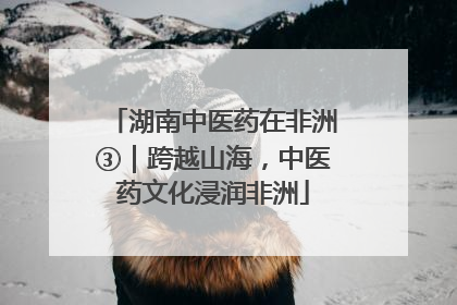 湖南中医药在非洲③｜跨越山海，中医药文化浸润非洲