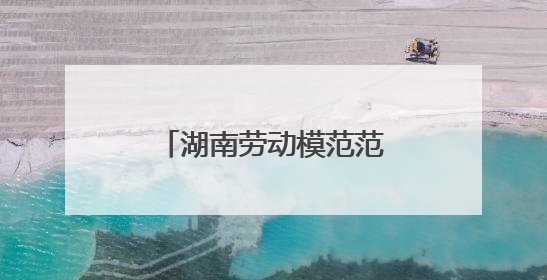 湖南劳动模范范平军：一把砖刀“砌”出精彩人生
