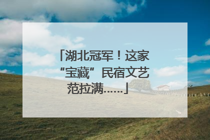 湖北冠军！这家“宝藏”民宿文艺范拉满……