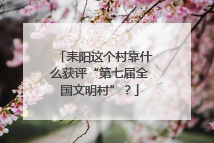 耒阳这个村靠什么获评“第七届全国文明村”？