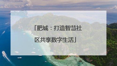 肥城：打造智慧社区共享数字生活