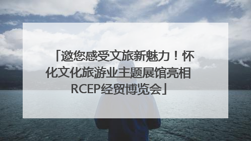 邀您感受文旅新魅力！怀化文化旅游业主题展馆亮相RCEP经贸博览会