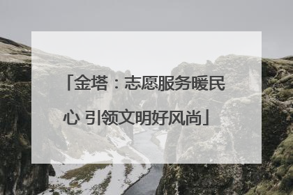 金塔：志愿服务暖民心 引领文明好风尚