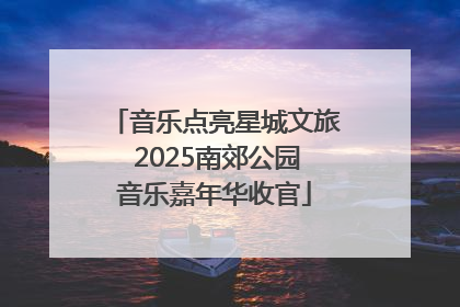 音乐点亮星城文旅 2025南郊公园音乐嘉年华收官