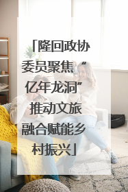 隆回政协委员聚焦“亿年龙洞” 推动文旅融合赋能乡村振兴
