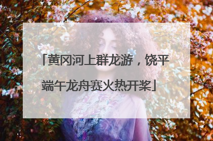 黄冈河上群龙游，饶平端午龙舟赛火热开桨