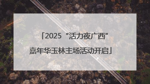 2025“活力夜广西”嘉年华玉林主场活动开启