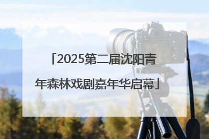 2025第二届沈阳青年森林戏剧嘉年华启幕