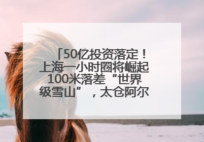 50亿投资落定！上海一小时圈将崛起100米落差“世界级雪山”，太仓阿尔卑斯二期重磅开工