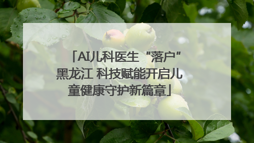 AI儿科医生“落户”黑龙江 科技赋能开启儿童健康守护新篇章