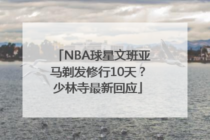 NBA球星文班亚马剃发修行10天？少林寺最新回应